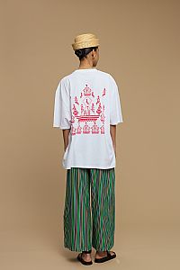 PANTS KOUFONISI (STRIPES BLACK/GREEN/RED)