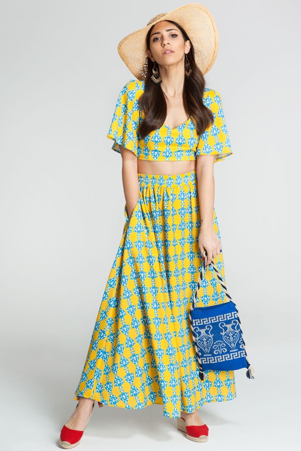 OLPE Skirt     (AMFOREAS YELLOW)