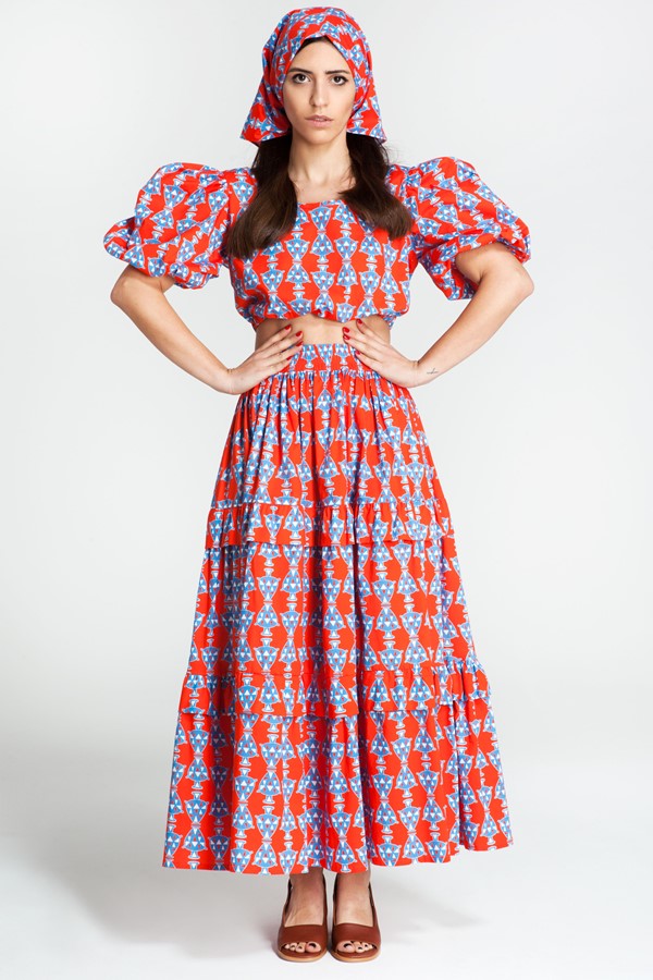 SKYPHOS Skirt (AMFOREAS RED)