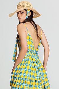 NESTORIS Dress (AMFOREAS YELLOW)