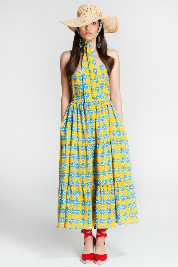 NESTORIS Dress (AMFOREAS YELLOW)