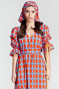 STAMNOS Dress (AMFOREAS RED)