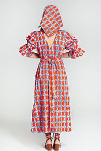 STAMNOS Dress (AMFOREAS RED)