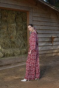 ZEUS PANTS (Bordeau Vase Print)