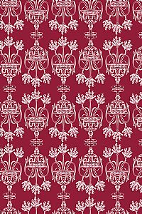 ARETOUSA KIMONO/DRESS (Bordeaux Vase Print)