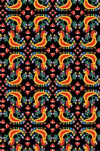 KALAMITSA TOP (Tsalapetinos Black Print)