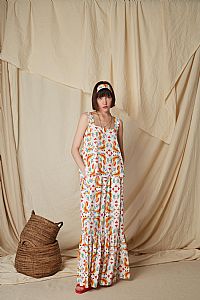 KALAMITSA TOP (Tsalapetinos White Print)