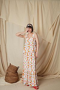 KALAMITSA TOP (Tsalapetinos White Print)