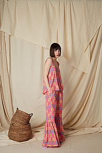 KALAMITSA TOP (Oriental Pink Print)