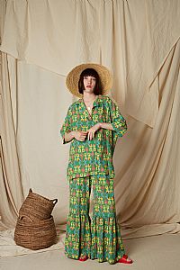 MOLOS SHIRT (Oriental Green Print)