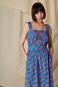 KALAMITSA SKIRT (Skyriana Birds Print)
