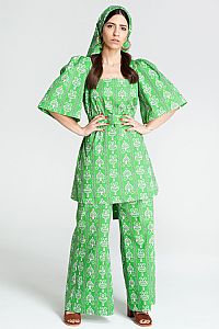 PELIKI Mini Dress (AMFOREAS GREEN)