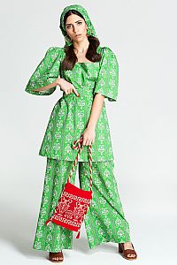 PELIKI Mini Dress (AMFOREAS GREEN)