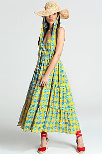 NESTORIS Dress (AMFOREAS YELLOW)