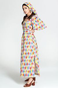 PELIKI Maxi Dress (IDOLIA BEIGE)