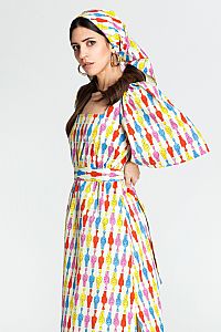 PELIKI Maxi Dress (IDOLIA BEIGE)