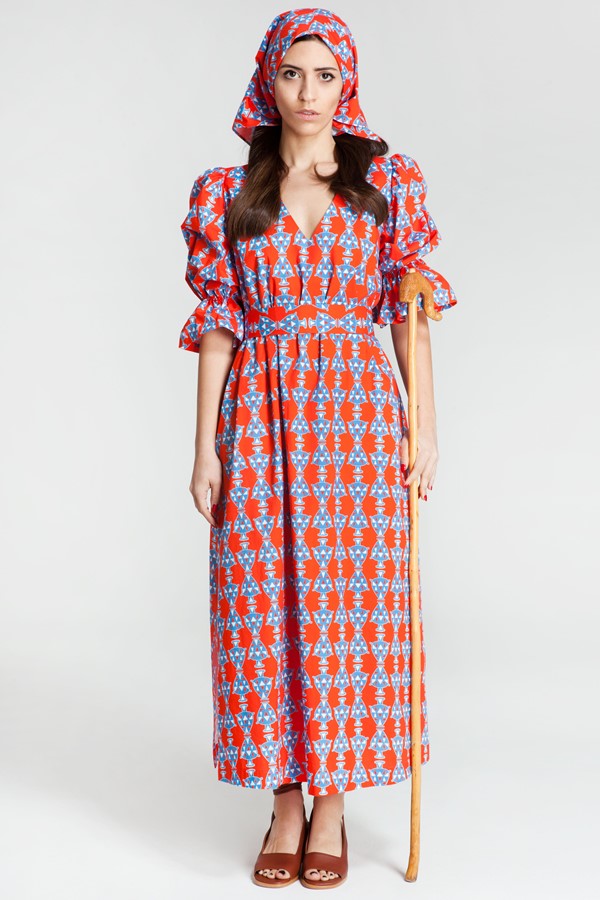 STAMNOS Dress (AMFOREAS RED)