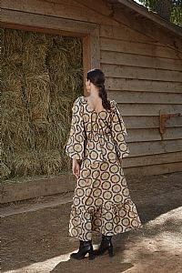 ALOSIS TOP  (Helios Beige Print)