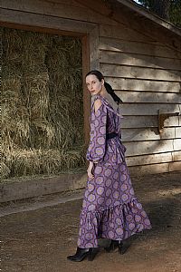 ALOSIS TOP  (Helios Mauve Print)