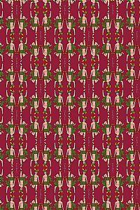 FRIXOS SHIRT (Hermes Bordeaux Print)