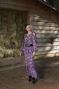 HELLI SKIRT (Helios Mauve Print)