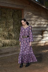 HELLI SKIRT (Helios Mauve Print)