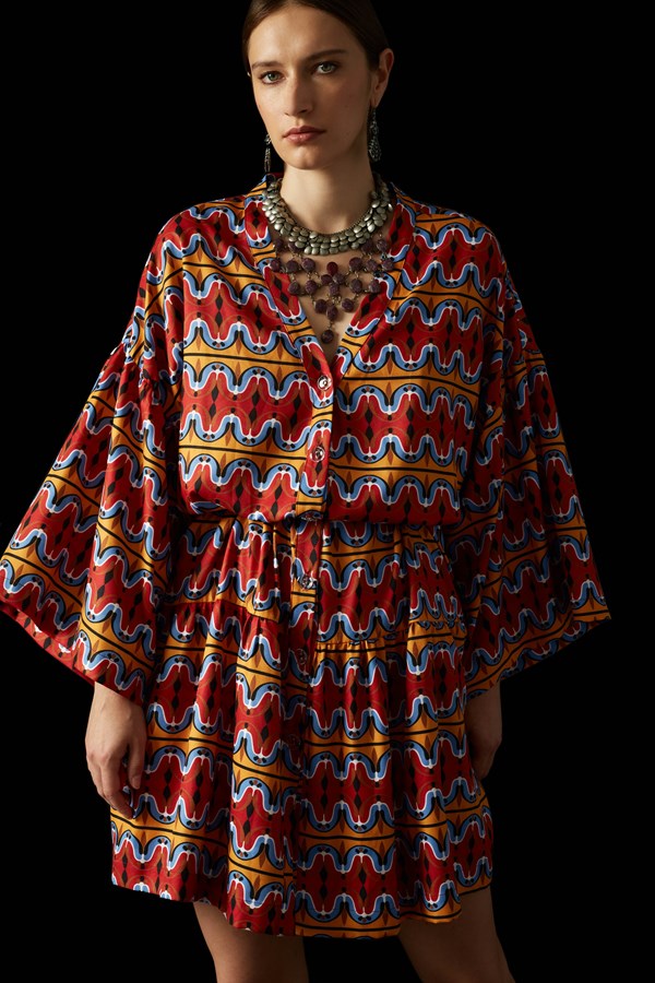 ZOFOROS MINI DRESS (Motiva Red)