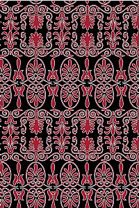 AETOMA SHIRT DRESS (Akrokeramon Black+Bordeaux)