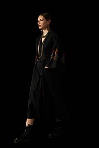 ZOFOROS MAXI DRESS (Black Embroidered)