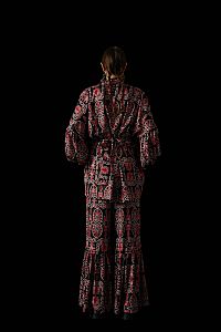 KION KIMONO (Akrokeramon Black+Bordeaux)