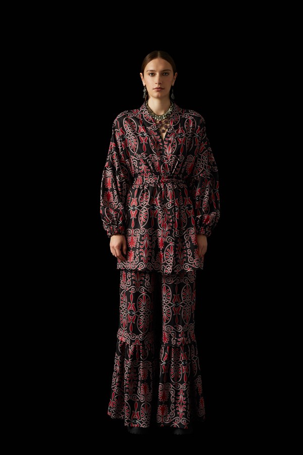 KION KIMONO (Akrokeramon Black+Bordeaux)