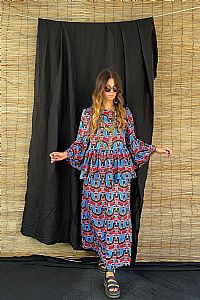 AETOMA MAXI SKIRT (Motiva Bordeaux)