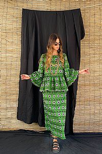 AETOMA SKIRT (Waves+Circles)