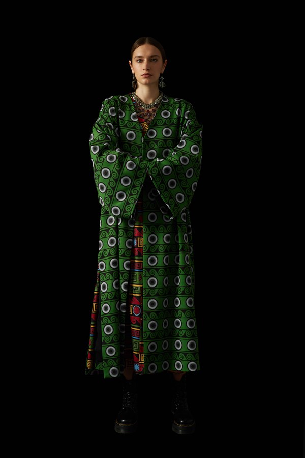 KION OVERCOAT (Waves+Circles)