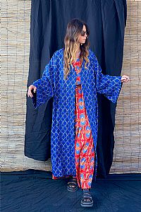 KION OVERCOAT (Blue Net)