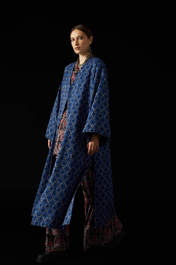 KION OVERCOAT (Blue Net)