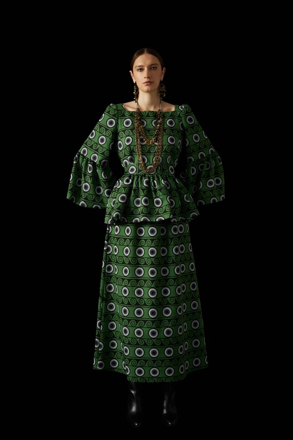 AETOMA SKIRT (Waves+Circles)