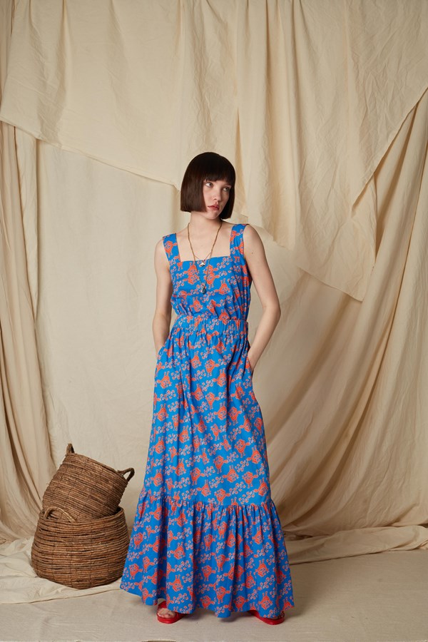 KALAMITSA SKIRT (Skyriana Birds Print)