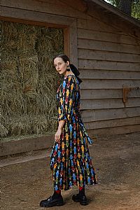 ALOSIS MAXI DRESS (Athena Black Print)