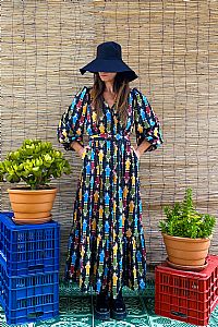 ALOSIS MAXI DRESS (Athena Black Print)