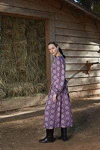 SAMPSON DRESS (Helios Mauve Print)