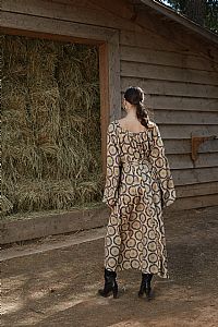 VLACHA DRESS (Helios Beige Print)
