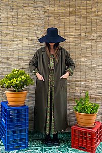 VOUKOLIKON OVERCOAT (KHAKI)