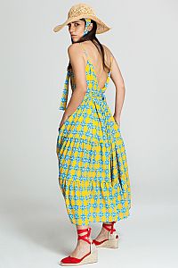 NESTORIS Dress (AMFOREAS YELLOW)
