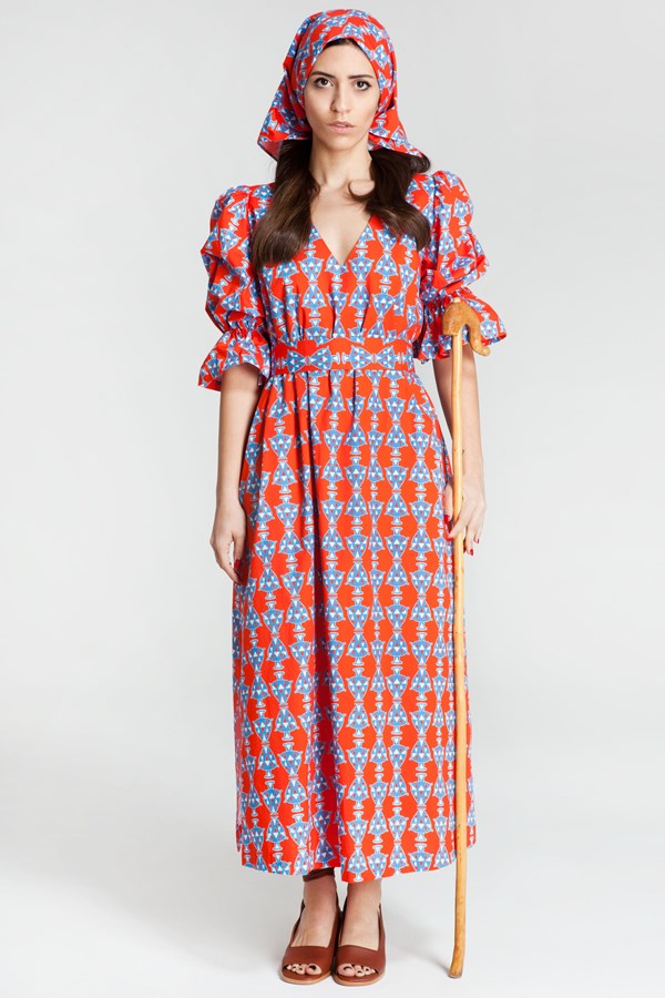 STAMNOS Dress (AMFOREAS RED)