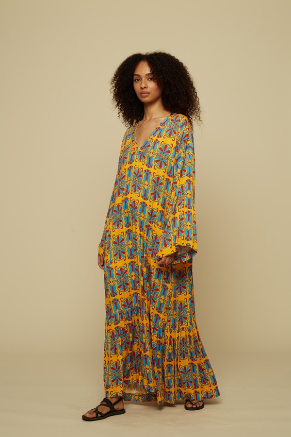 KIONOKRANO MAXI DRESS (Anthos Mustard)