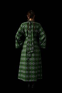 METOPI MAXI DRESS (Waves+Circles)