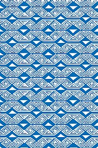 EPOS MAXI DRESS (Blue Chain&Triangles)