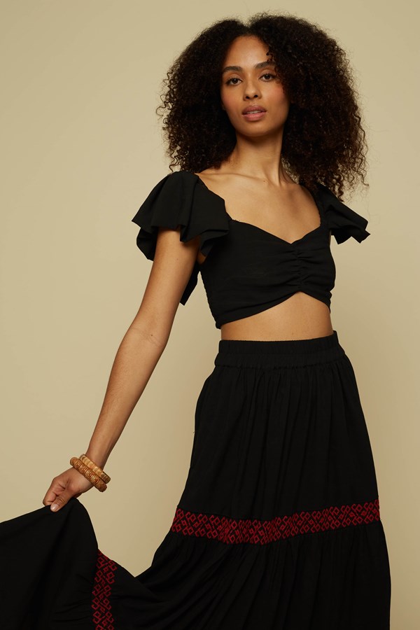 TECTON CROP TOP (BLACK)